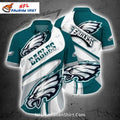 Philadelphia Eagles Aloha Shirt Modern Stripes And Team Logo