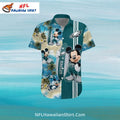 Philadelphia Eagles Beach Hawaiian Shirt Cartoon Design