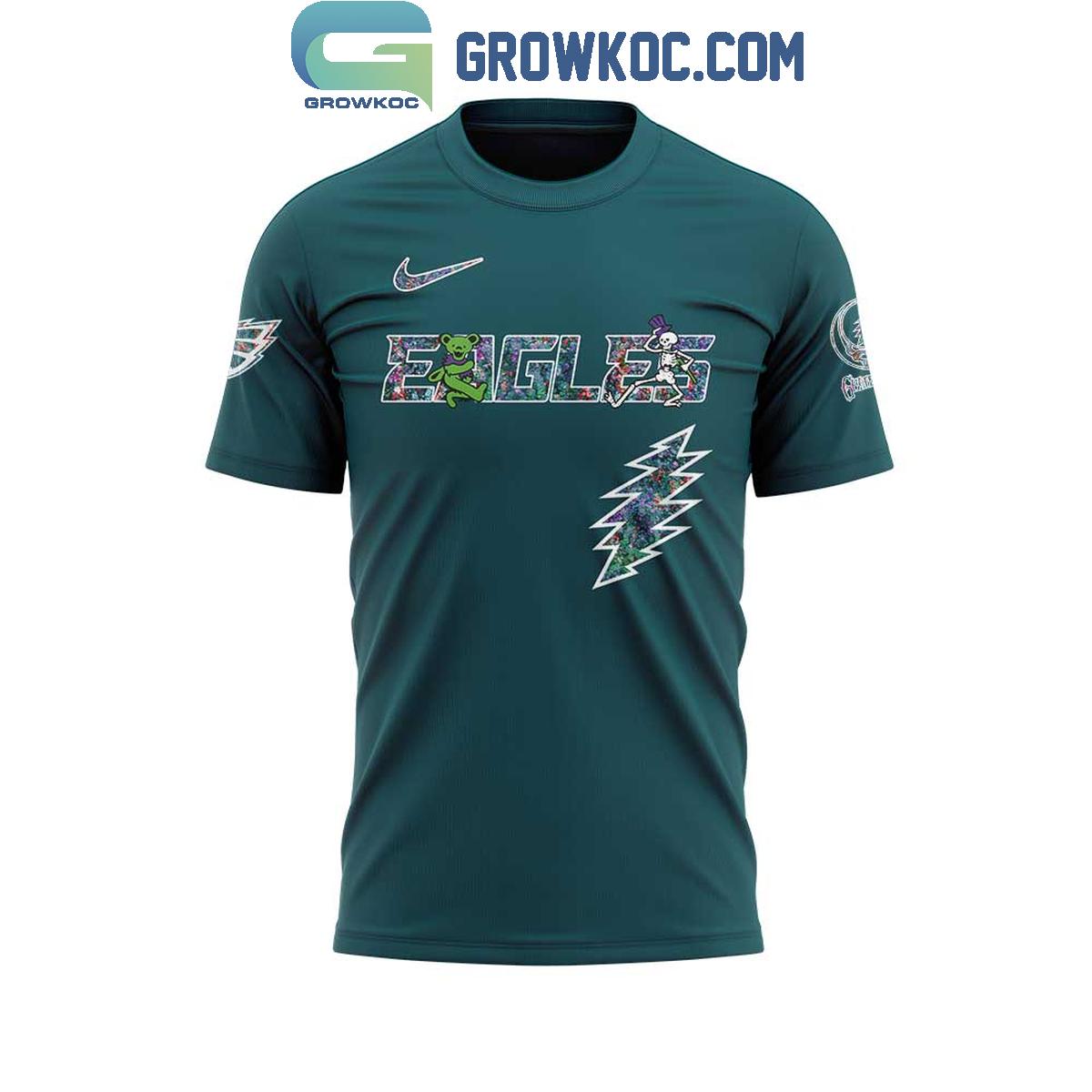 Philadelphia Eagles Celebration Grateful Dead 60 Years Night Shirt