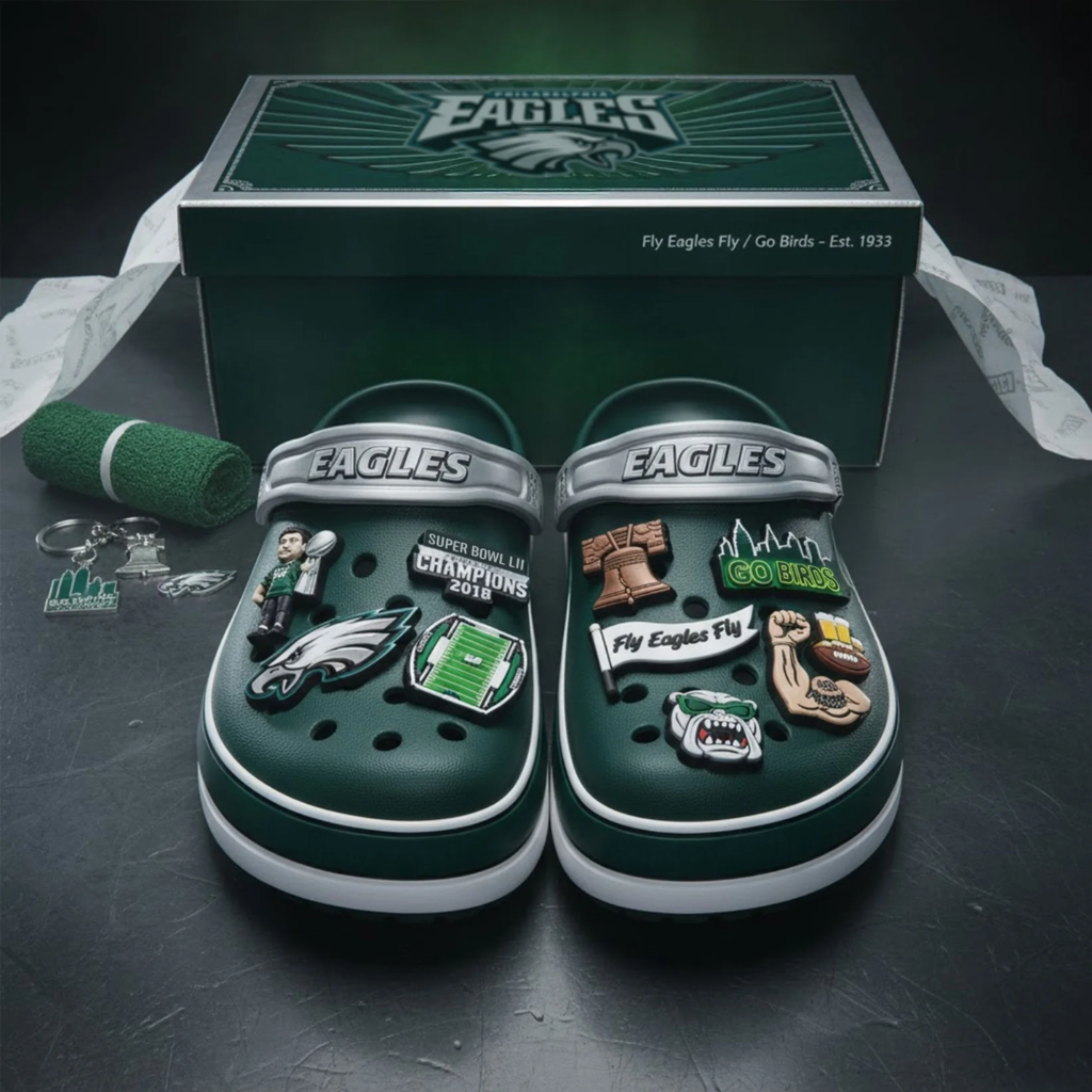 Philadelphia Eagles Crocband Charms Crocs 2026