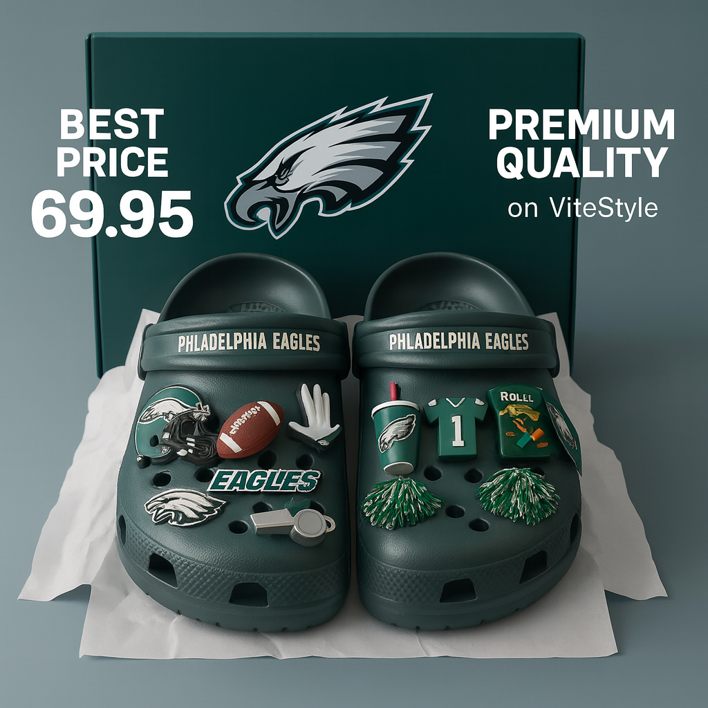 Philadelphia Eagles Crocs Charms