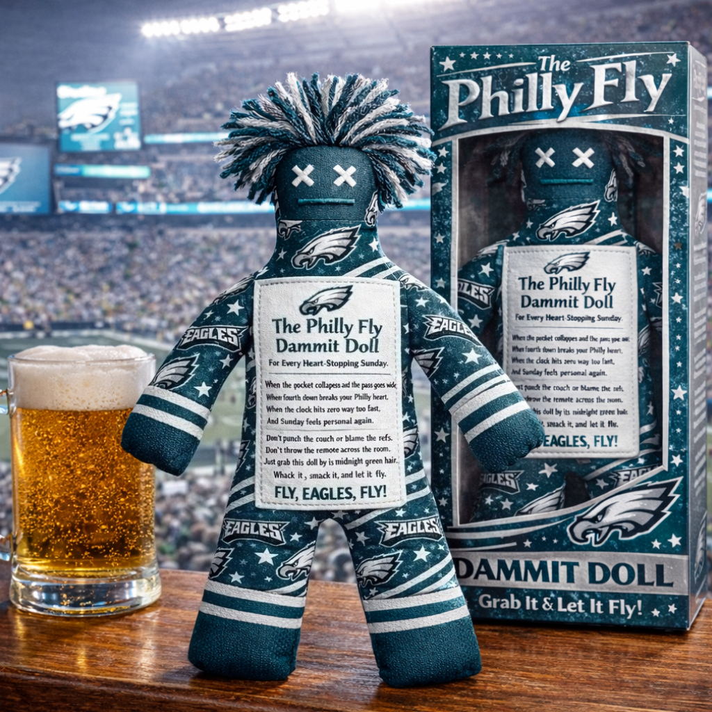 Philadelphia Eagles Game Day Stress Dammit Doll