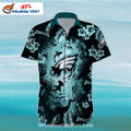 Philadelphia Eagles Hawaiian Shirt Deep Sea Shark Pattern