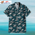 Philadelphia Eagles Hawaiian Shirt Logo Collage Print