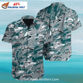 Philadelphia Eagles Hawaiian Shirt Ocean Fish And Wave Print