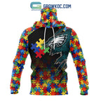 Philadelphia Eagles NFL Special Autism Awareness Design Hoodie T Shirt
