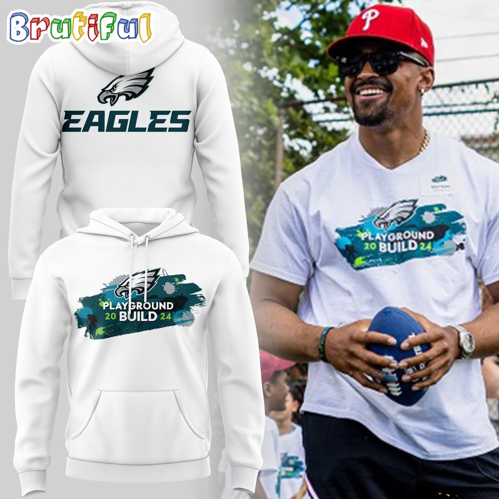 Philadelphia Eagles Play Ground Build 2024 Hoodie