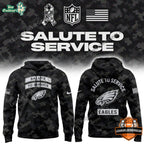 Philadelphia Eagles Salute To Service 2026 Hoodie