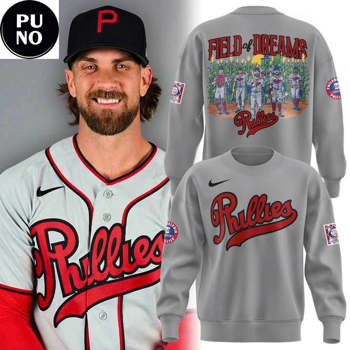 Philadelphia Phillies 2026 MLB Field of Dreams Game Hoodie T-Shirt