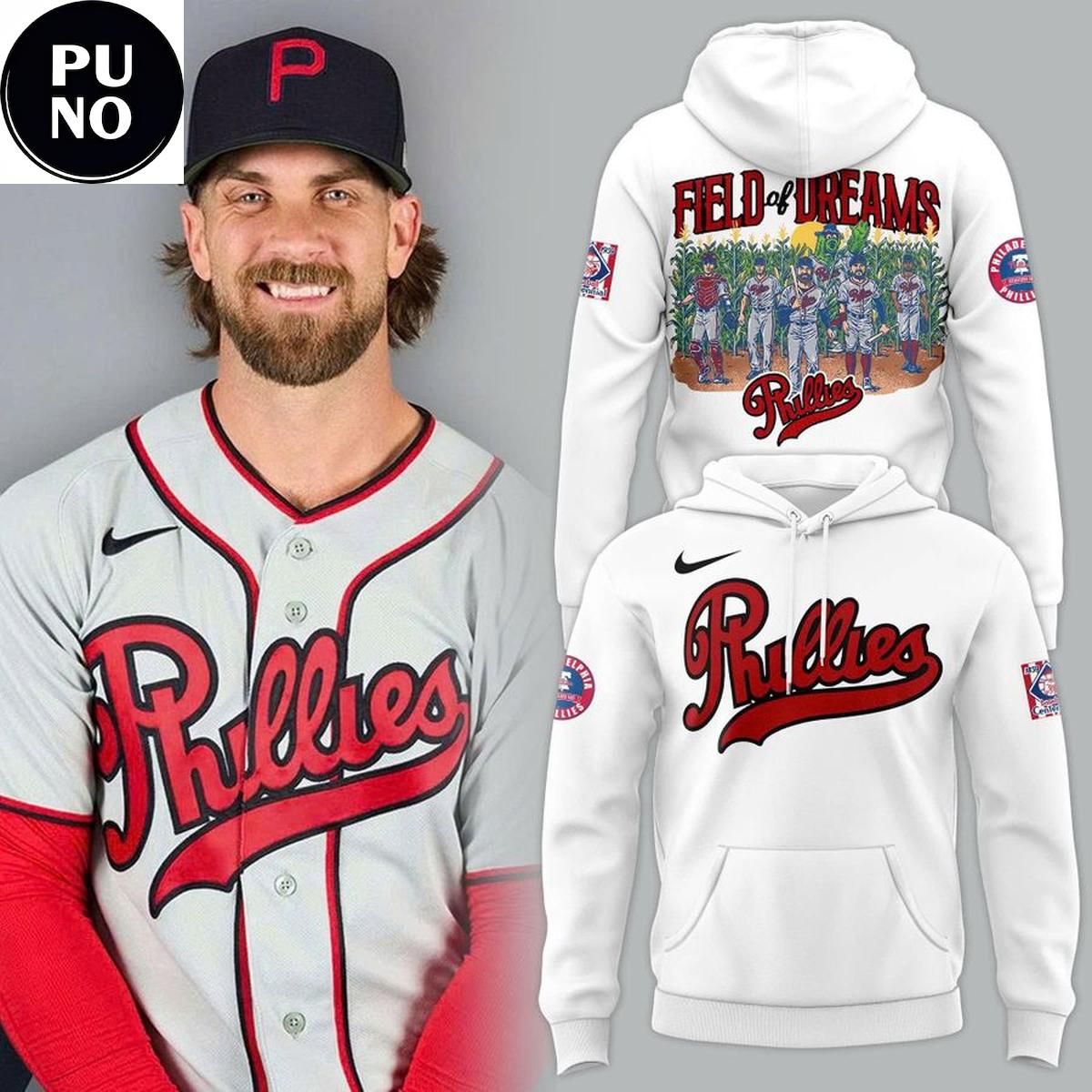 Philadelphia Phillies 2026 MLB Field of Dreams Game Hoodie T-Shirt