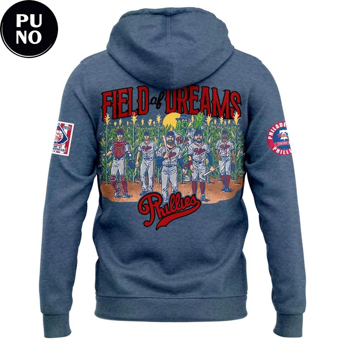 Philadelphia Phillies 2026 MLB Field of Dreams Game Hoodie T-Shirt