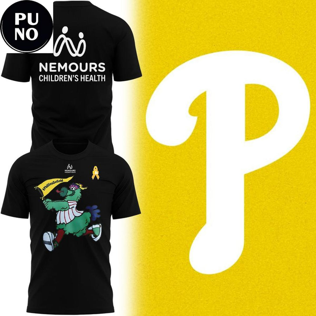 Philadelphia Phillies 2026 Phillie Phanatic Mascot Nemours Childhood Cancer Hoodie