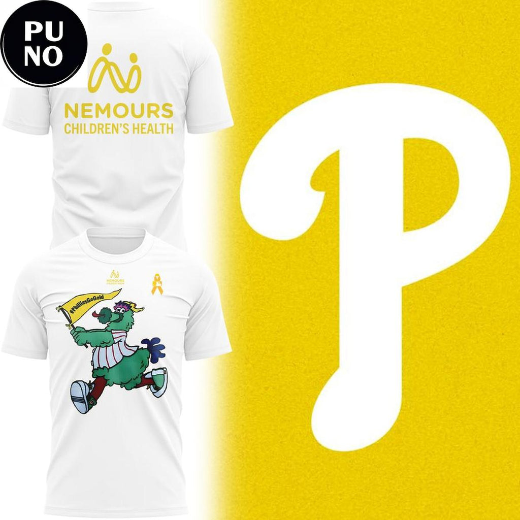 Philadelphia Phillies 2026 Phillie Phanatic Mascot Nemours Childhood Cancer Hoodie