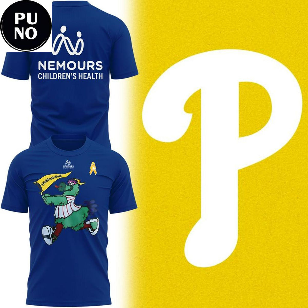 Philadelphia Phillies 2026 Phillie Phanatic Mascot Nemours Childhood Cancer Hoodie