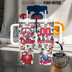 Philadelphia Phillies Snoopy Tumbler Personalized Peanuts Baseball Mug