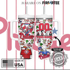 Philadelphia Phillies Snoopy Tumbler Personalized Peanuts Baseball Mug