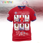 Philadelphia Phillies Starting Lineup Est 1883 Hoodie T-Shirt