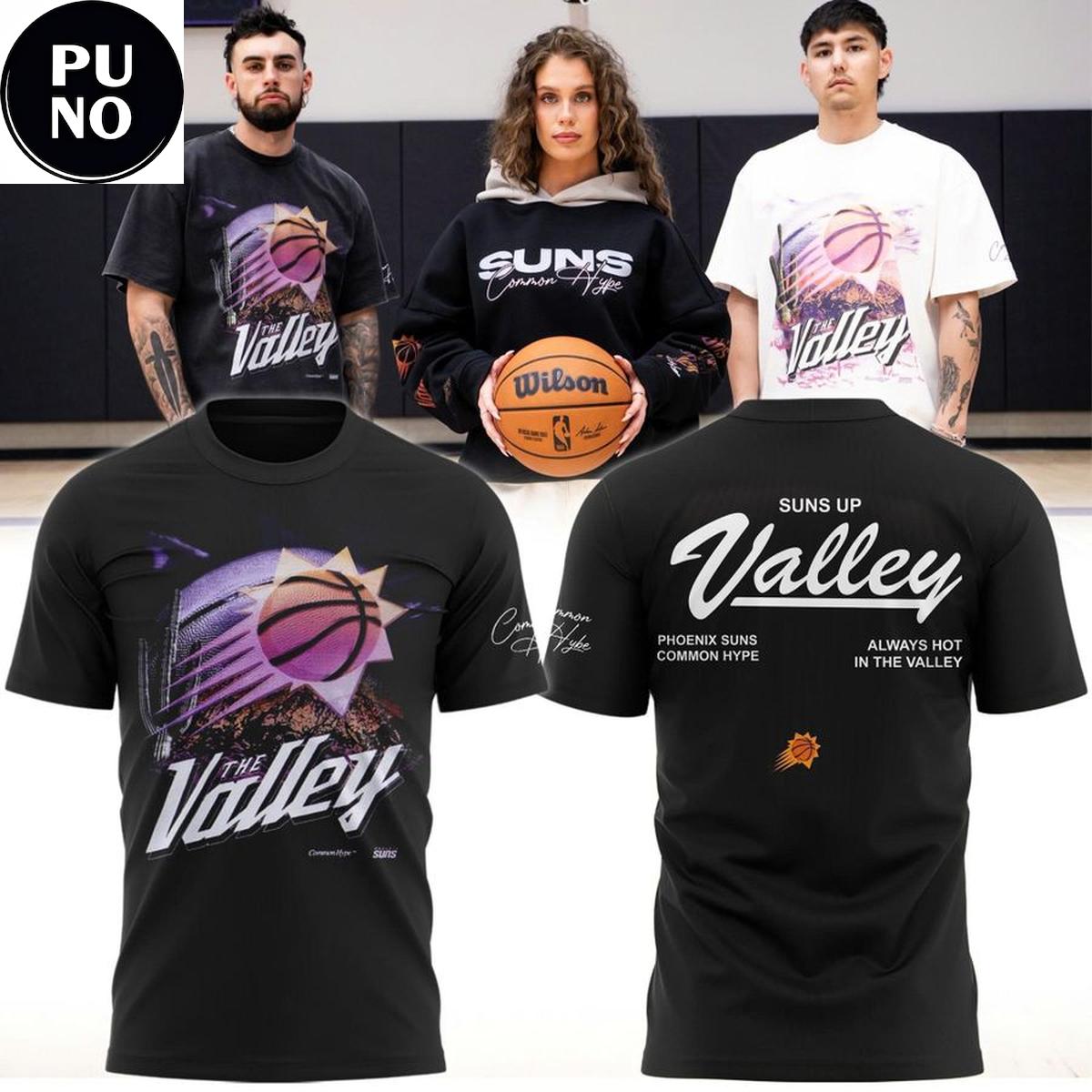 Phoenix Suns Common Hype 2026 Always Hot In The Valley T-Shirt