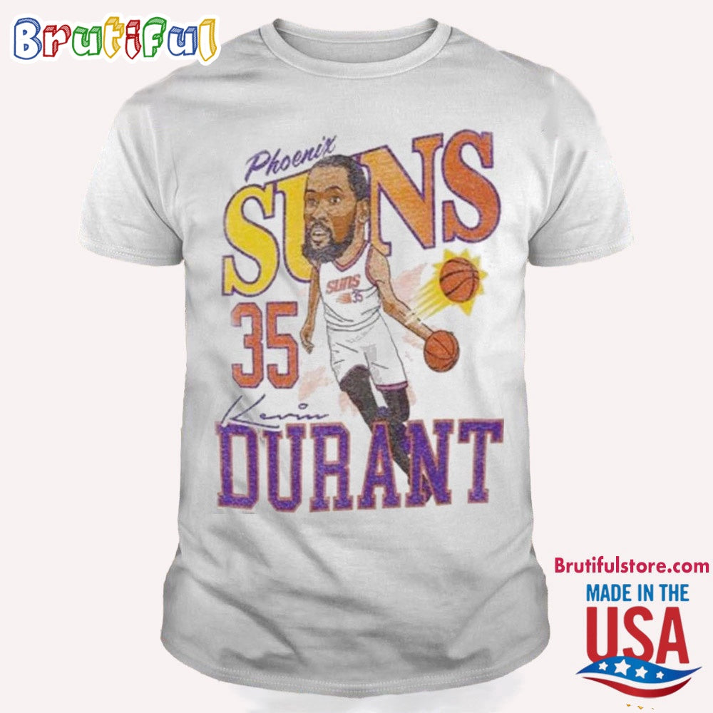 Phoenix Suns Kevin Durant Caricature Chibi T Shirt