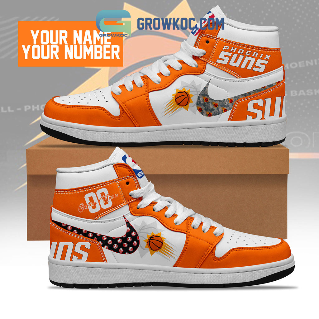 Phoenix Suns NBA Personalized Air Jordan 1 Shoes