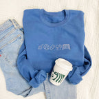 Embroidered Soccer Icon Sweatshirt