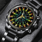 Pink Floyd Black Stainless Steel Watch - GNE 2834