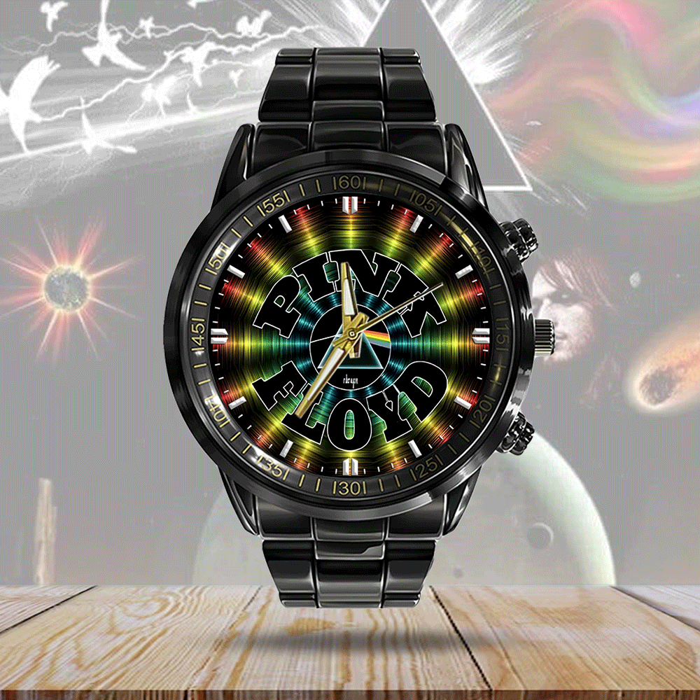 Pink Floyd Black Stainless Steel Watch - GNE 2834