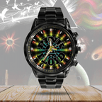 Pink Floyd Black Stainless Steel Watch - GNE 2834