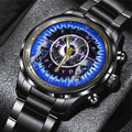 Pink Floyd Black Stainless Steel Watch - HOATT 4560