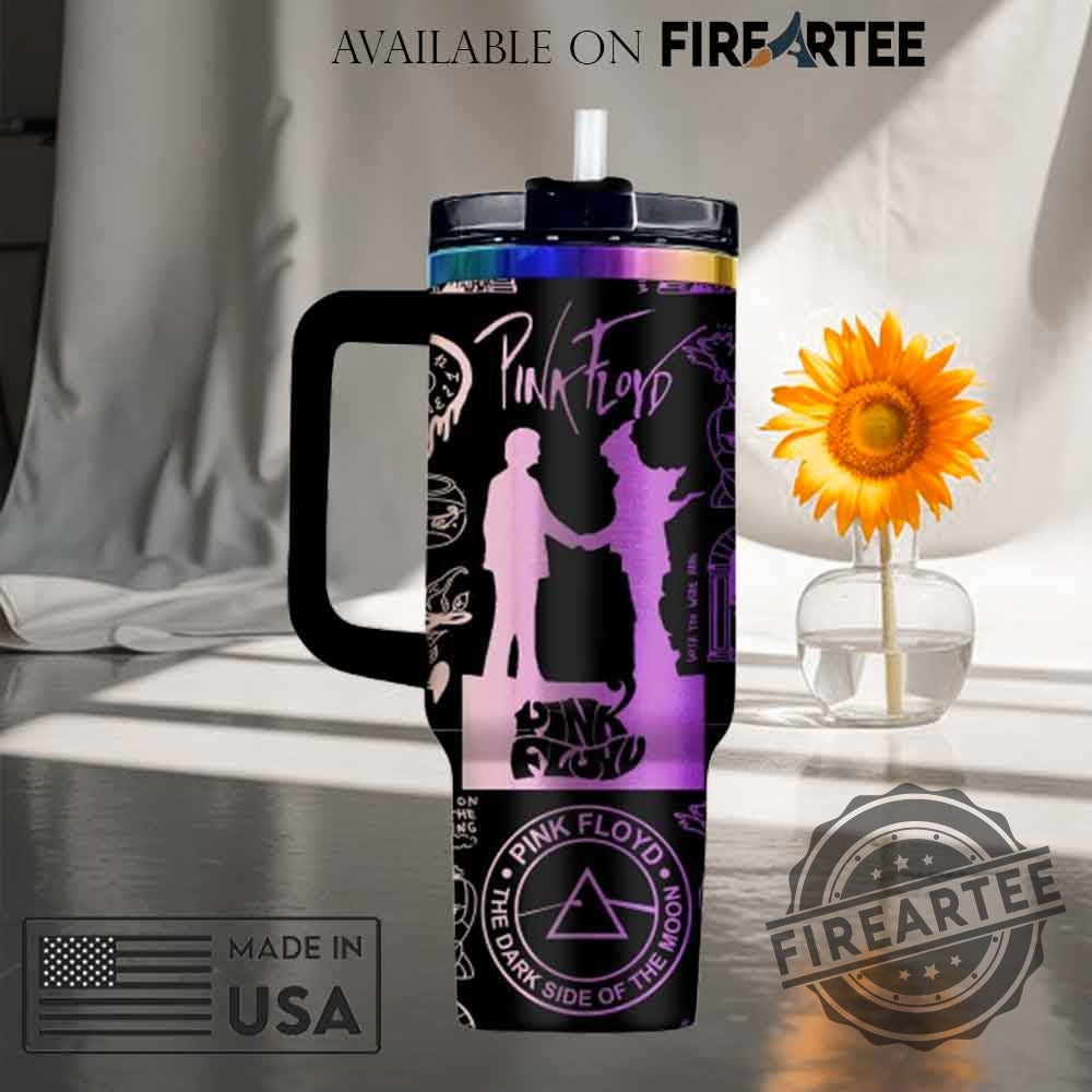 Pink Floyd Stanley Engraved Tumbler Dark Side Of The Moon Fan Gift