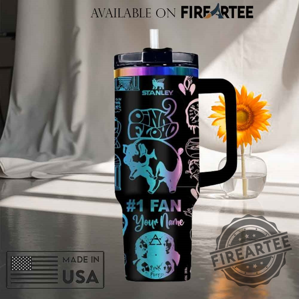 Pink Floyd Stanley Engraved Tumbler Dark Side Of The Moon Fan Gift