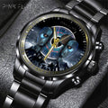 Pink Floyd Black Stainless Steel Watch - GNE 316
