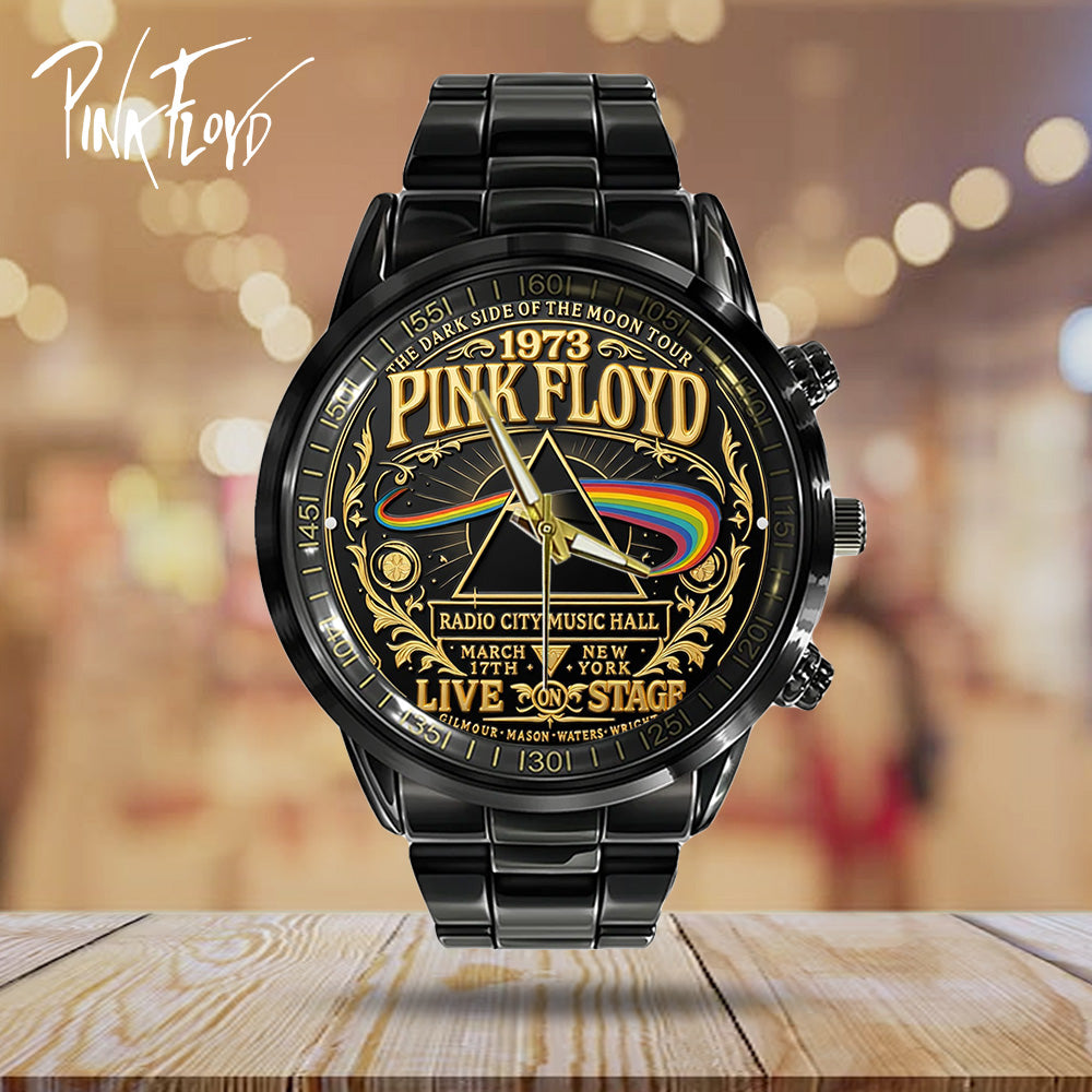 Pink Floyd Black Stainless Steel Watch - GNE8061