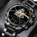 Pink Floyd Black Stainless Steel Watch - HOATT 4851