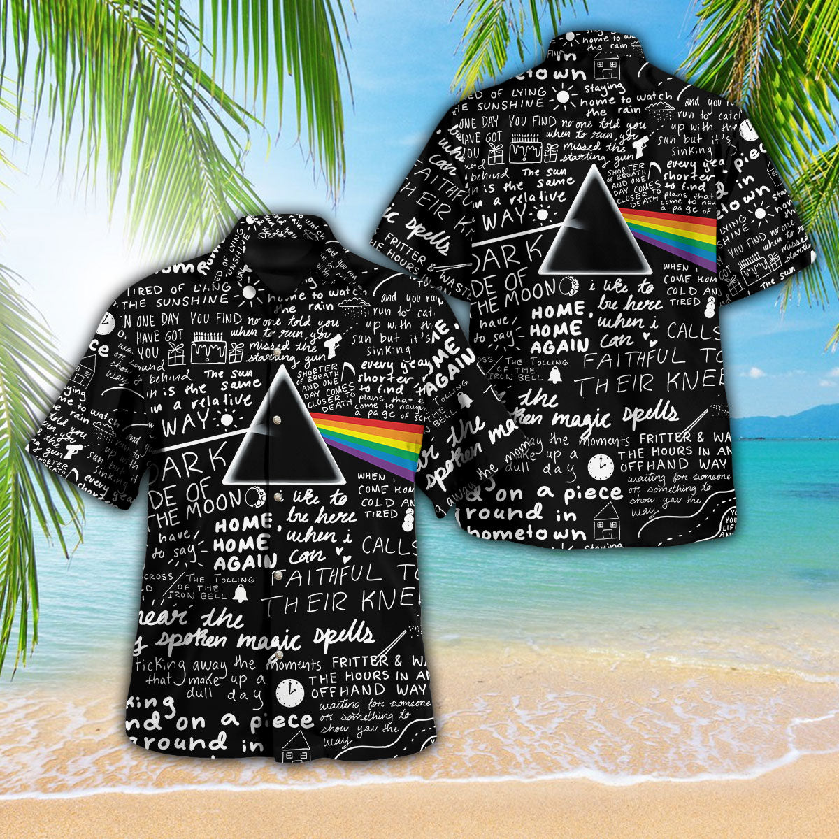 Pink Floyd 3D Hawaiian Apparel – GNE 625