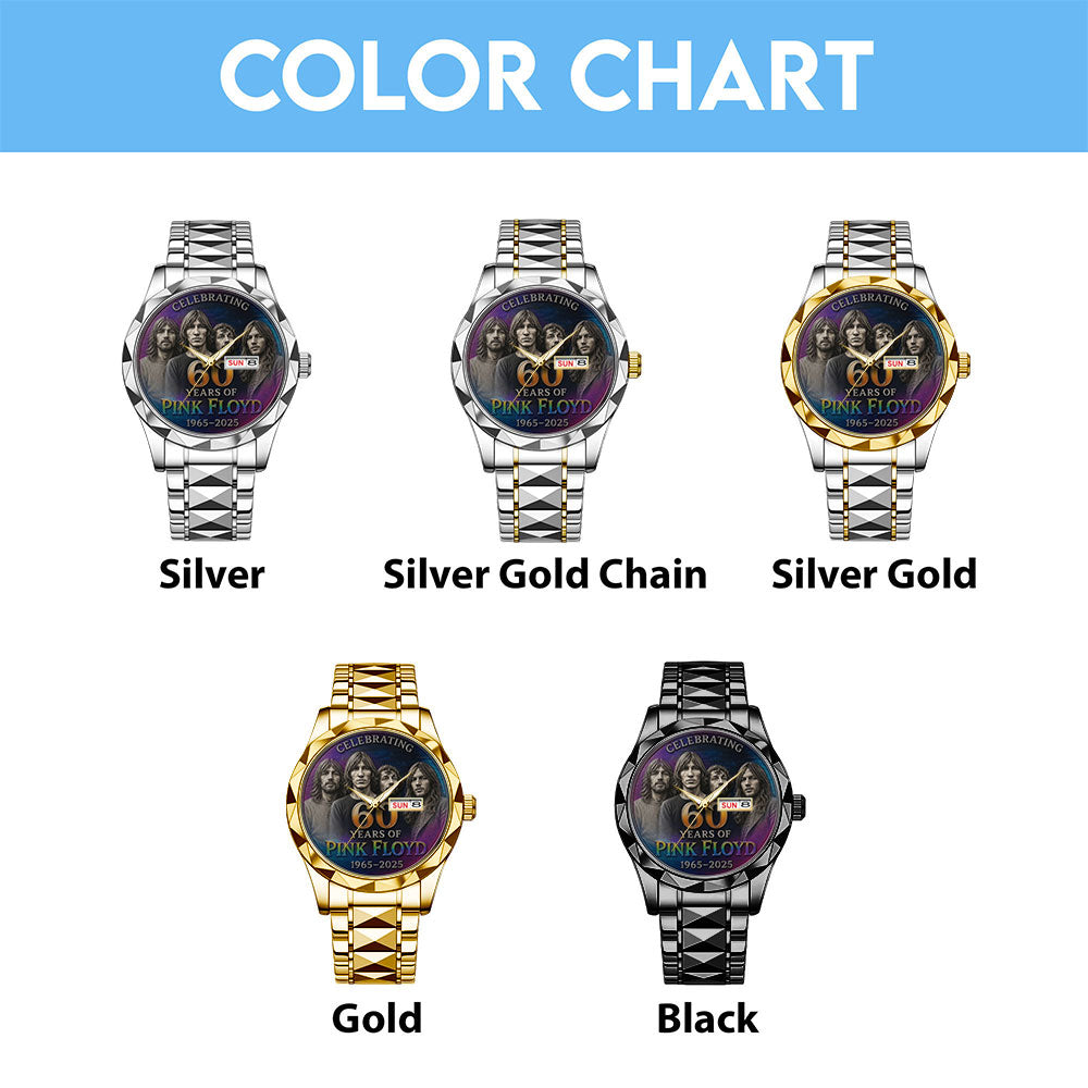 Pink Floyd 60th Anniversary Alloy Luxury Quartz Watch - TANTN24645