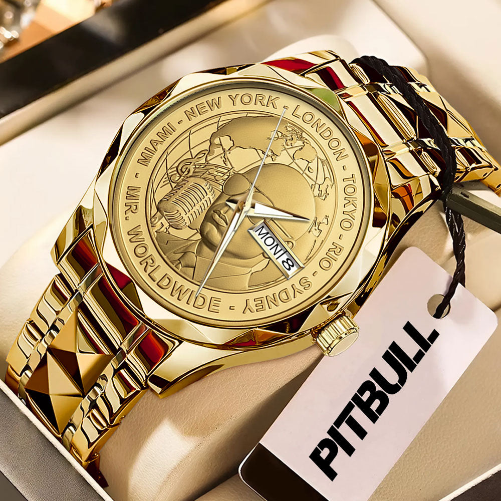 Pitbull Alloy Luxury Quartz Watch - GNE4883