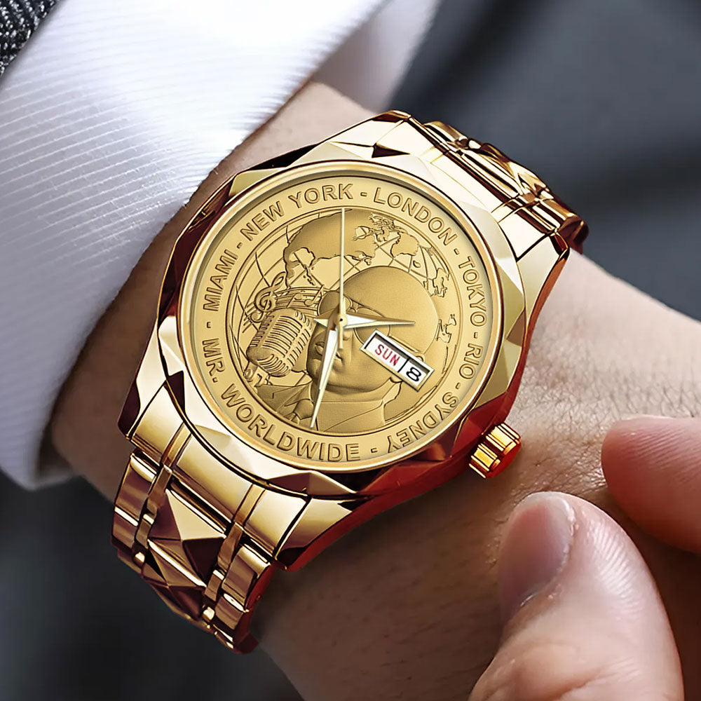 Pitbull Alloy Luxury Quartz Watch - GNE4883