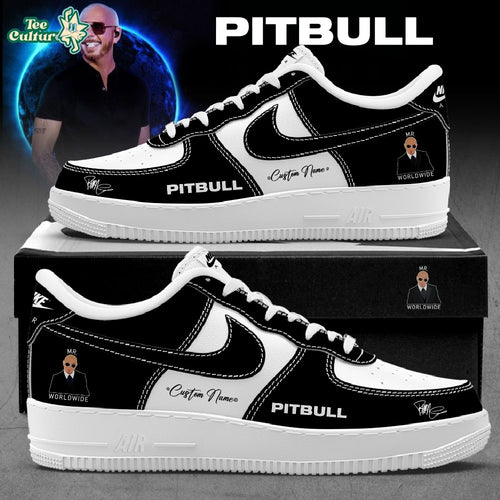 Pitbull I’m Back Tour 2026 Personalized Name Custom Sneakers