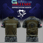 Pittsburgh Penguins Military Appreciation Month Hoodie Shirt