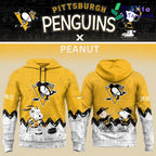 Pittsburgh Penguins x Peanuts Night 2026 Custom Pullover Hoodie