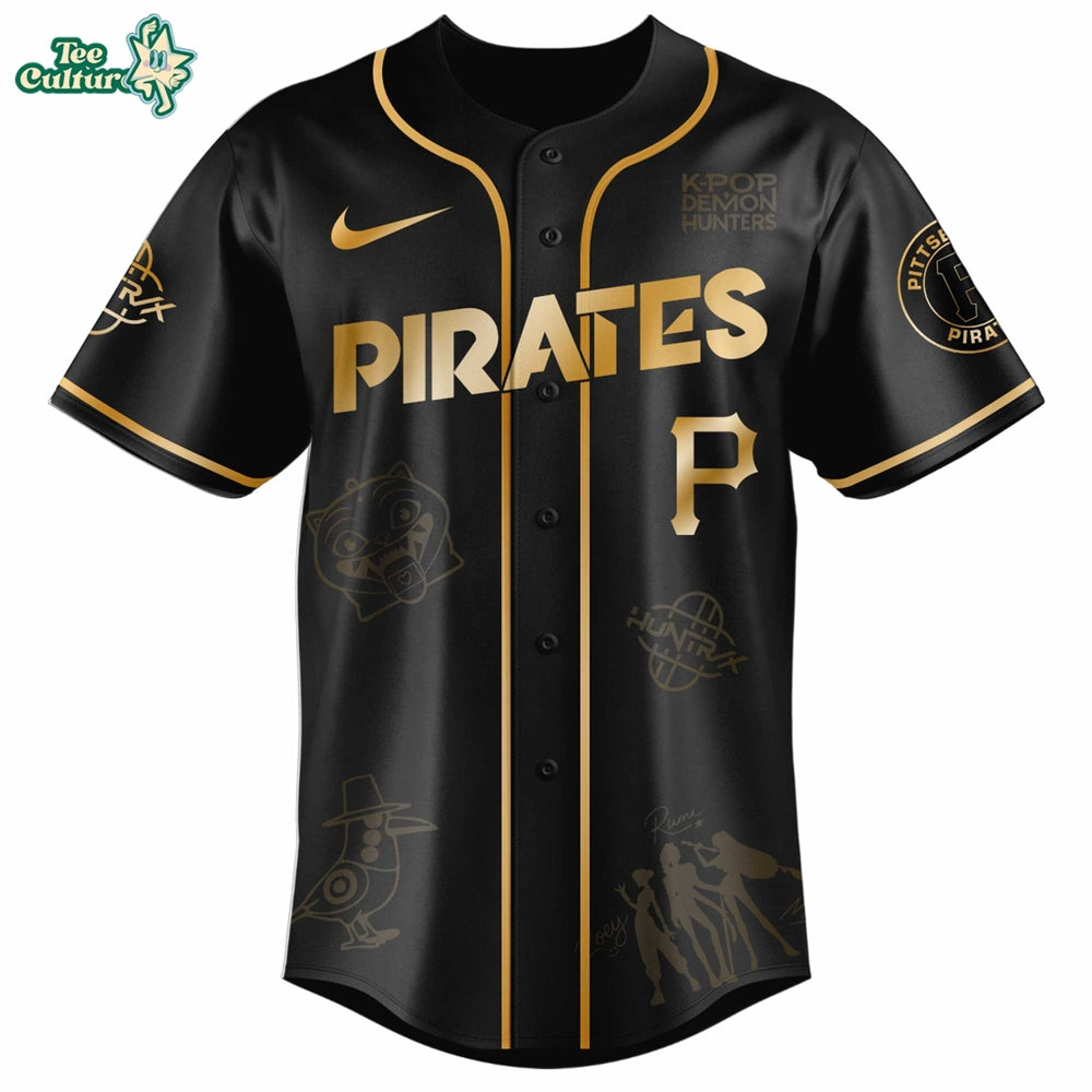 Pittsburgh Pirates Golden Kpop Demon Hunter Limited Edition Baseball Jersey – Collector Edition