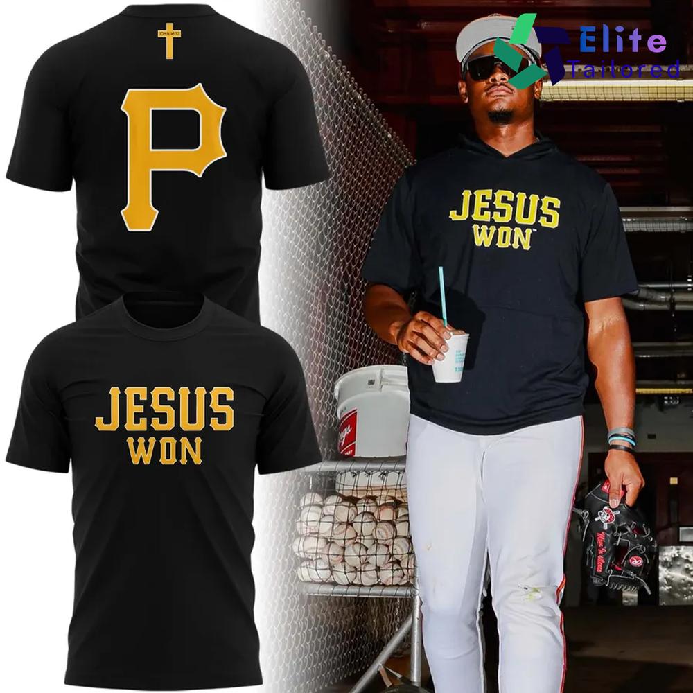 Pittsburgh Pirates Jesus Won Limited Edition Graphic T-Shirt