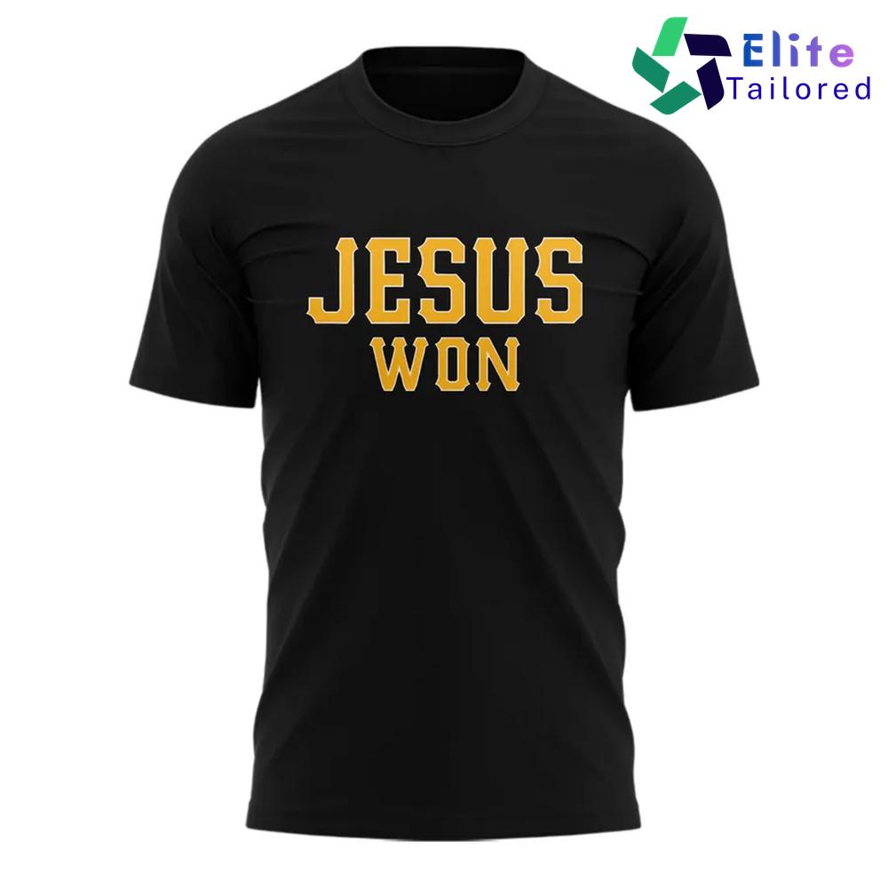 Pittsburgh Pirates Jesus Won Limited Edition Graphic T-Shirt