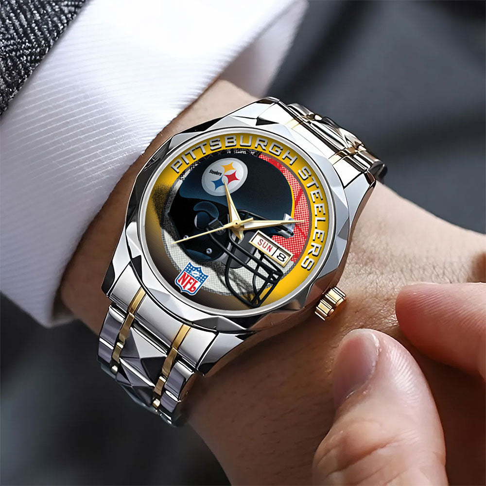 Pittsburgh Steelers Alloy Luxury Quartz Watch - TANTN16339