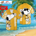 Pittsburgh Steelers Aloha Shirt Custom Name Snoopy Style