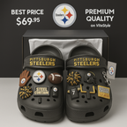 Pittsburgh Steelers Croc Charms