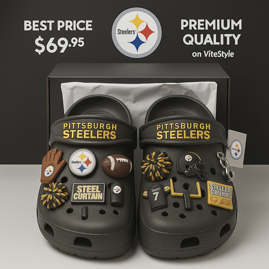 Pittsburgh Steelers Croc Charms