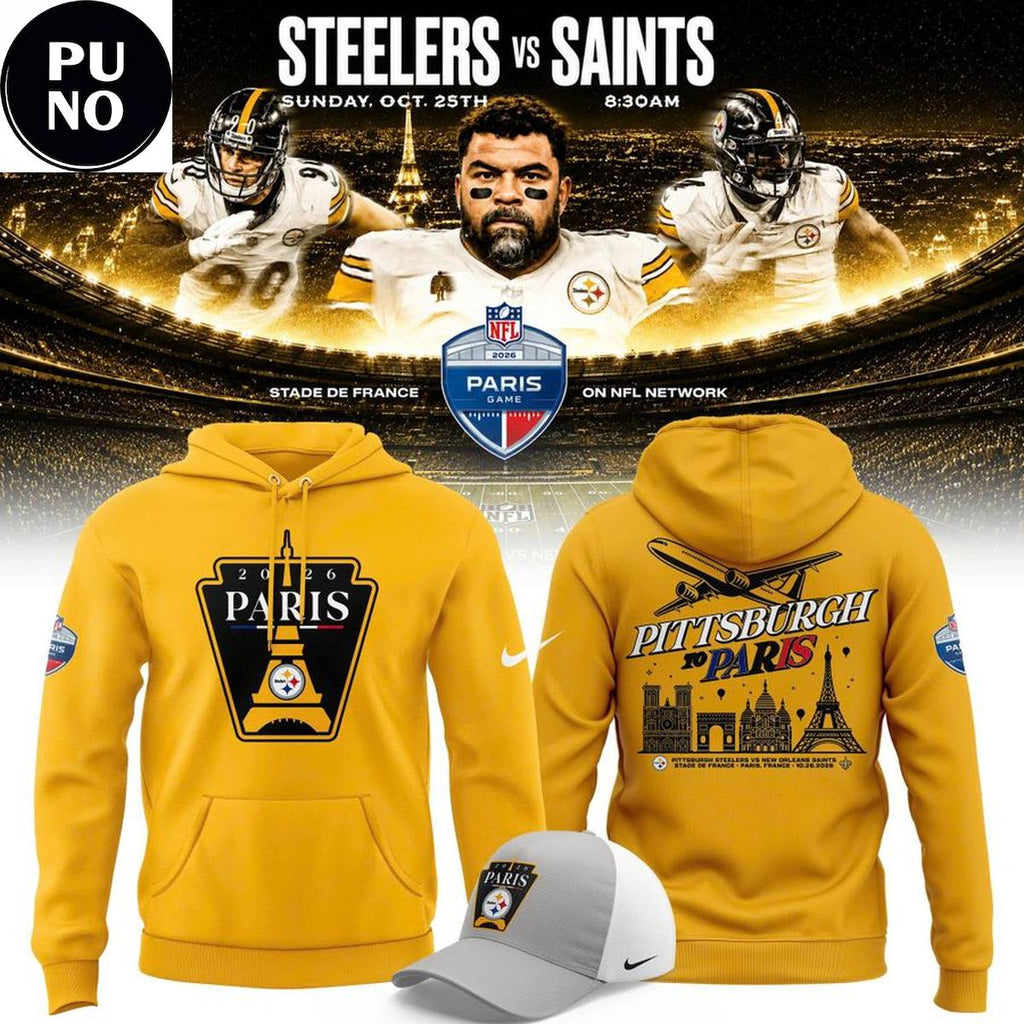 Pittsburgh Steelers Paris Game 2026 Hoodie T-Shirt
