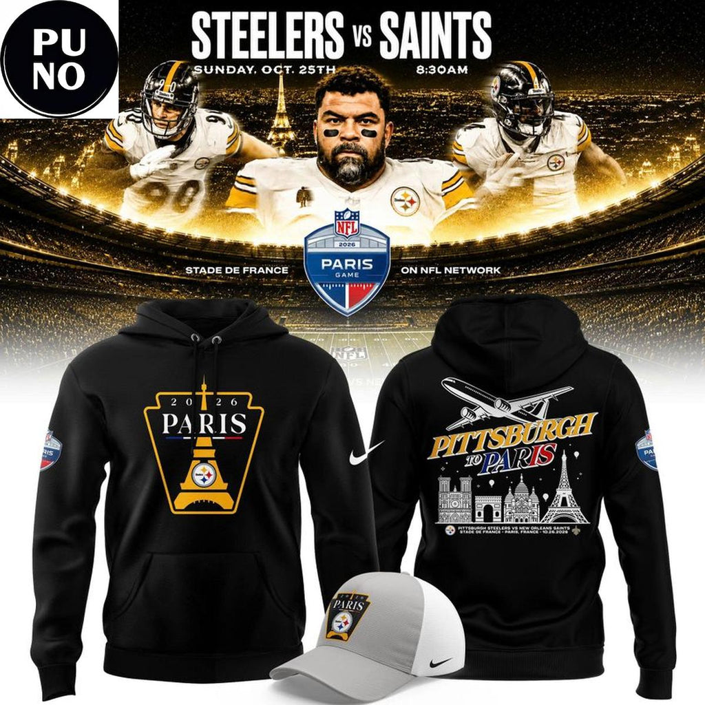 Pittsburgh Steelers Paris Game 2026 Hoodie T-Shirt